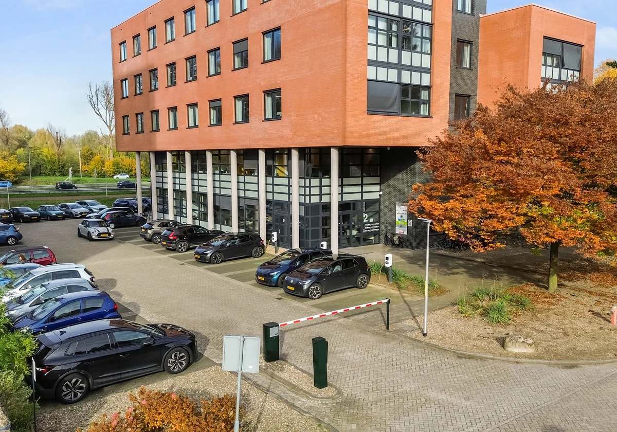 Arnhem Kroonpark building in autumn